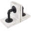 Industrial Wood Bookends