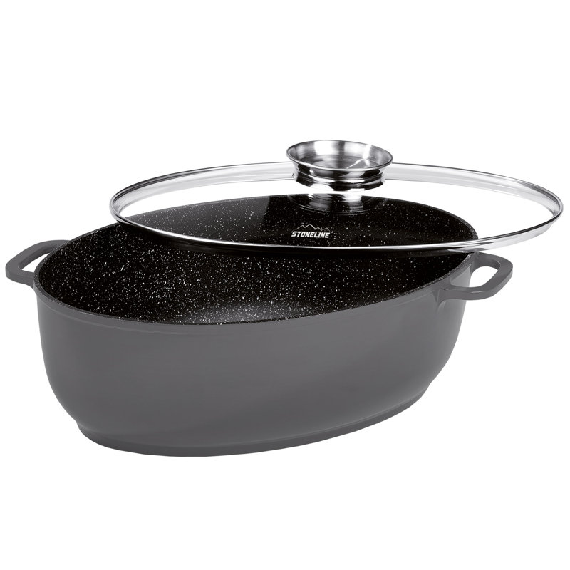 Stoneline 8L Aluminum Oval, Black