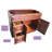36'' Bathroom Vanity Sink Base with Drawers Cabinet in Maple Walnut