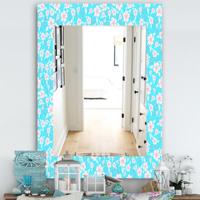 Miroir de salle de bain/meuble-lavabo moderne fleur