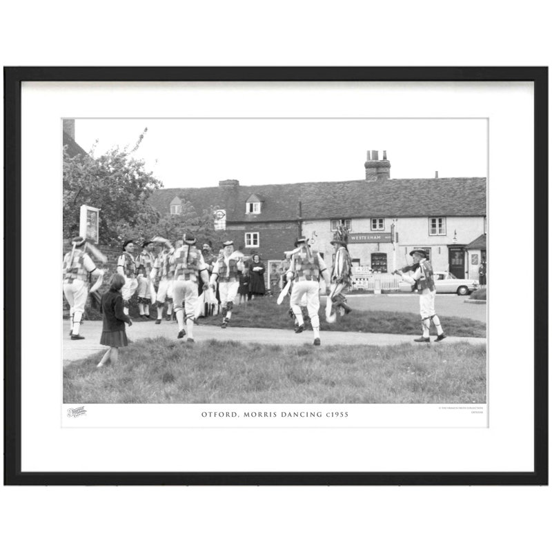 Otford, Morris Dancing On The Green C1955 by Francis Frith - Single Picture Frame Print, 40cm H x 50cm W x 2.3cm D