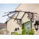 Palram - Canopia Lily Polycarbonate Clear Stationary Dome Door and Window Awning