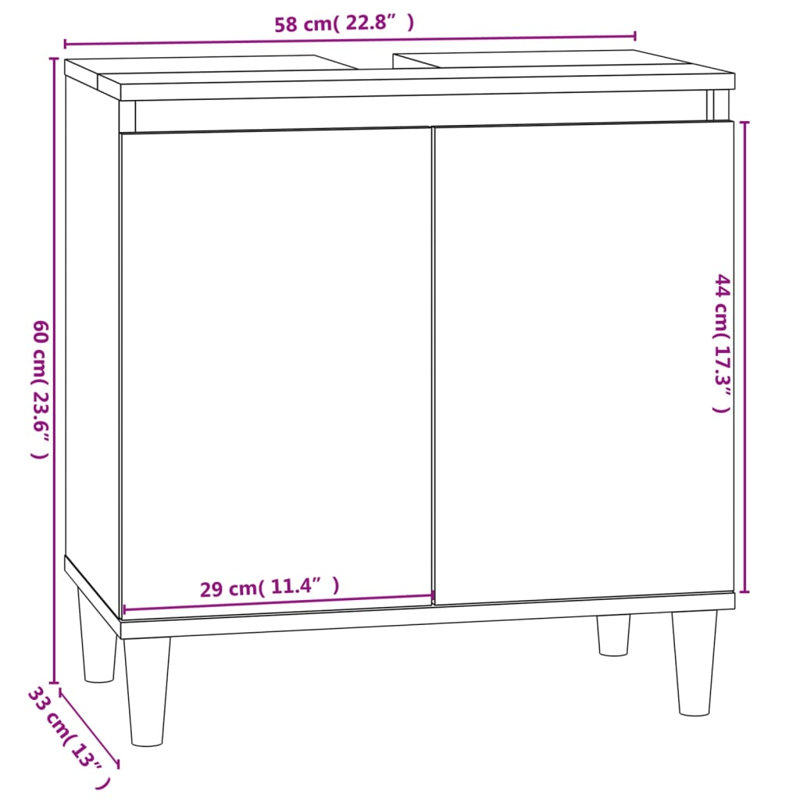 Bardfield Bathroom Furniture Suite, Grey Sonoma