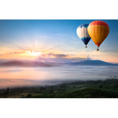 Hot Air Balloon - Wrapped Canvas Print