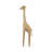 Denisha Boho Glam Giraffe Sculpture Handwoven Wood and Jute Animal Figurine with Natural Texture and Organic Design for Eclectic and Artistic Decorative Appeal-107126194