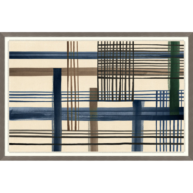 Plaid Tapestry 4 Print by Thom Filicia