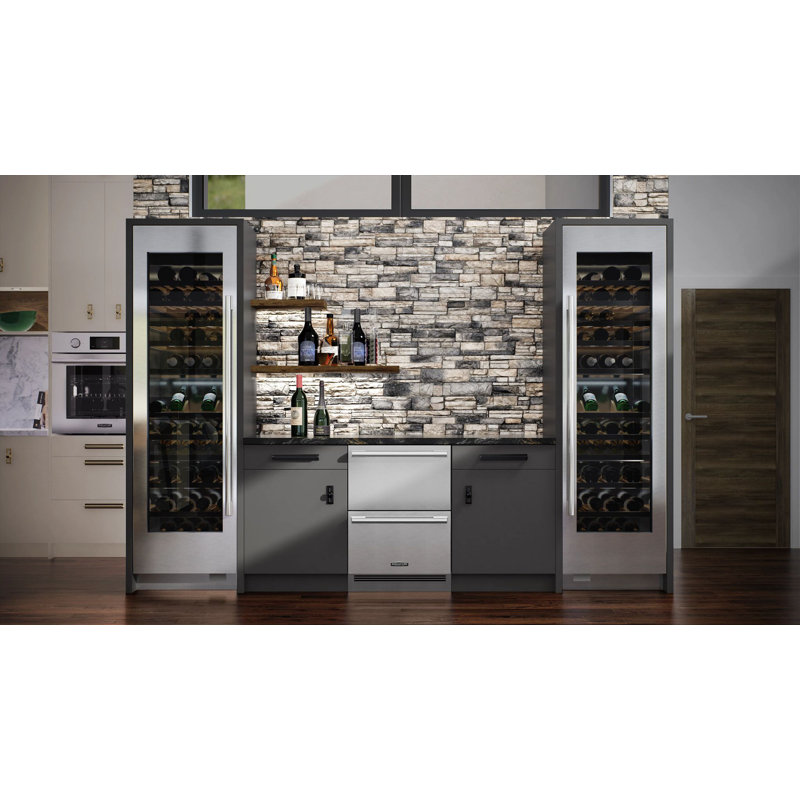 24" Integrated Undercounter Dual-Drawer Refrigerator