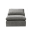 Canapé modulaire en lin avec repose-pieds Naveen