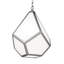 Wells 1 - Light Polished Nickel Geometric Pendant-28213473