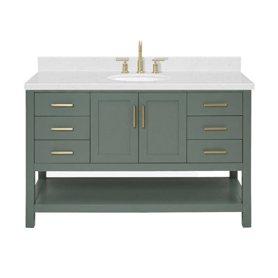 ARIEL Magnolia 54 Single Bathroom Vanity with Top