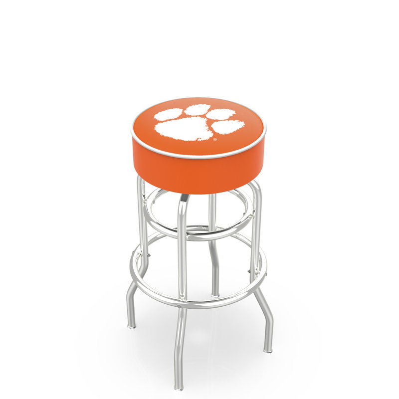 Tabouret de bar et de comptoir pivotant NCAA, Tabouret de bar (assise de 30 po de hauteur), Clemson