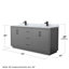 Icon 72" Double Bathroom Vanity Set-1956133003-2008034138-2008034141