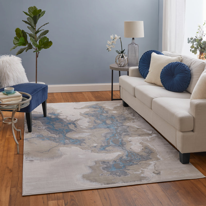 Tapis taupe Jewel, Rectangle 6 pi 7 po x 9 pi 6 po