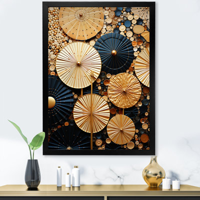 «Black Elegant Paint Explosions - Fireworks», art mural