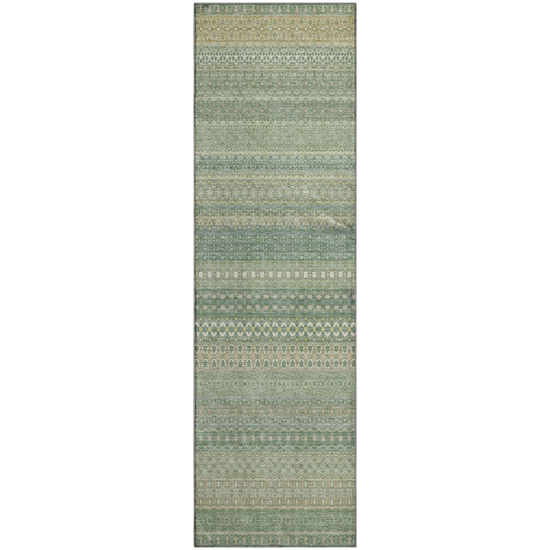 Aloès Cerrito AMF527 lavable à la machine de qualité supérieure, Tapis de couloir 2 pi 3 po x 7 pi 6 po