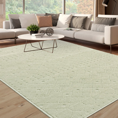 Tapis uni antidérapant pour salon, chambre à coucher, table à manger, table de chevet, décor, esthétique moderne, tapis à poils longs et courts