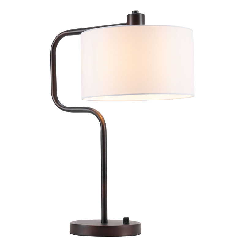 Lampe de table USB en métal 