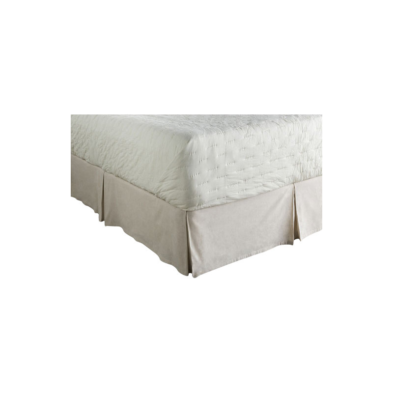 Aiken Bed Skirt, Light Gray, Twin
