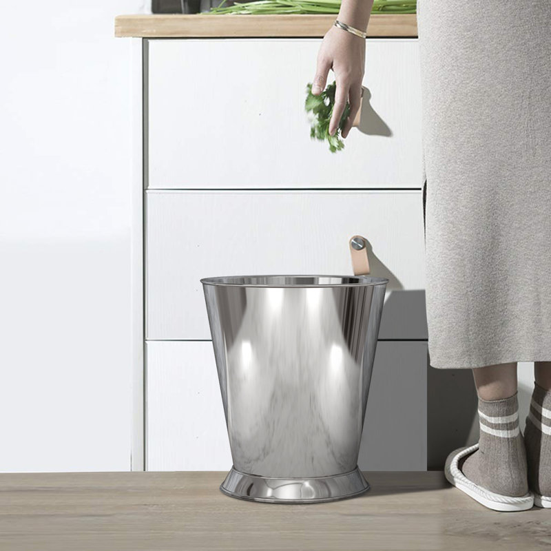 Madison Steel Open Waste Basket