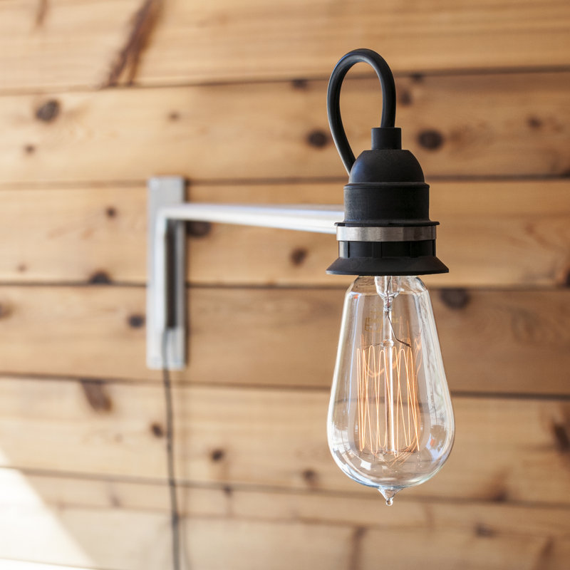 Lampe avec bras pivotant rétro