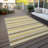 Kinslee Washable Striped Indoor / Outdoor Rug-619315759