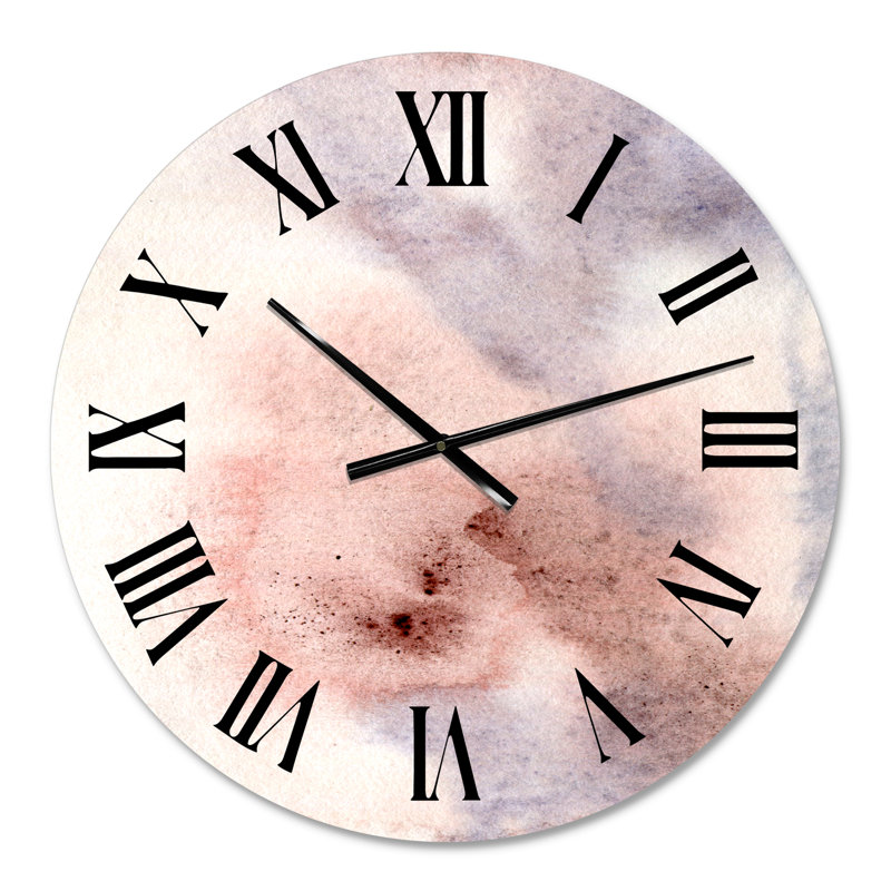 Horloge murale pastel, Surdimensionné