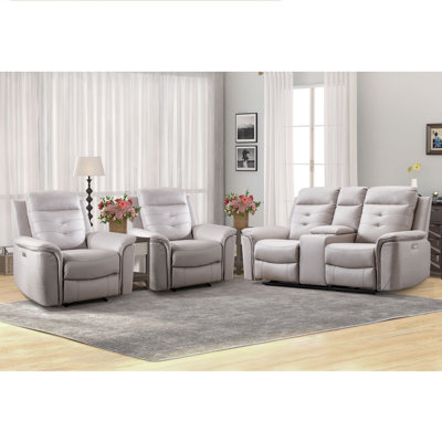 Alteo 3-Piece Power Reclining Sofa Set