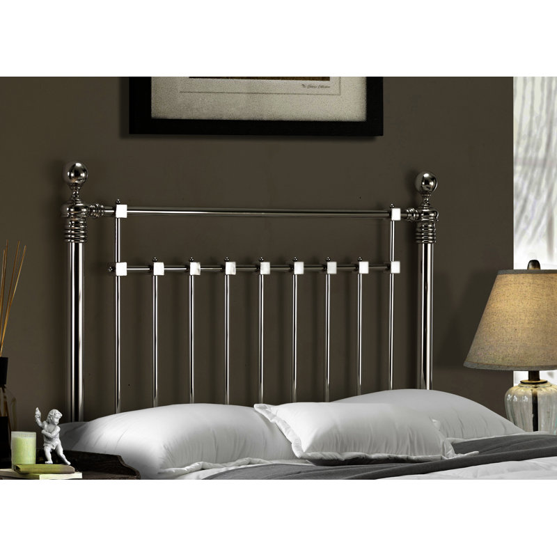 Alamo Metal Storage Bed, Double (4'6), Chrome