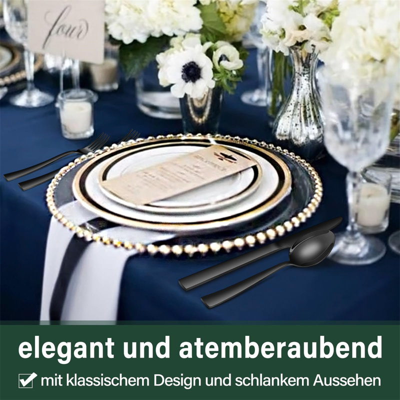 Brayden Studio Callye 36 Piece Stainless Steel Cutlery Set , Service for 6