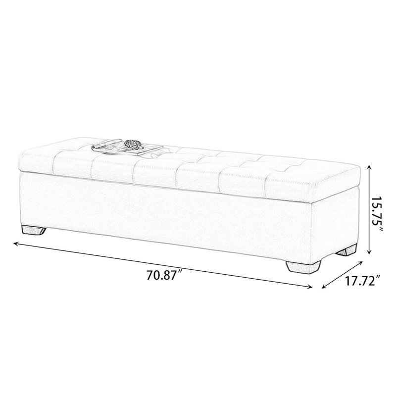 Banc rembourré vert foncé, Vert foncé