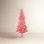 Levion Pink Pre-Lit Pine Christmas Tree
