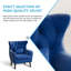 Chaises d'appoint confortables en velours surdimensionné (ensemble de 2)-2107653736