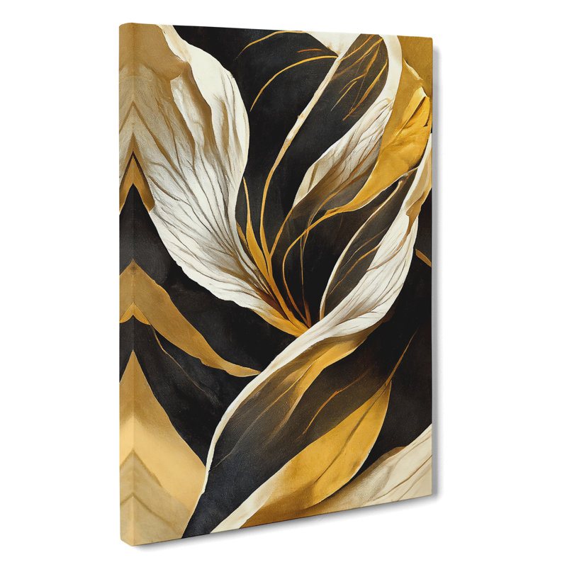 Splendorous Flowers Abstract - Wrapped Canvas Print, 50cm H x 35cm W x 3cm D, Wrapped Canvas