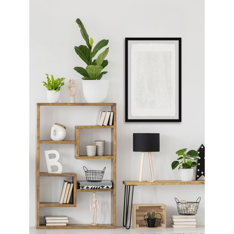 Stained Concrete 1 Piece Single Picture Frame Painting, 61 cm H x 41 cm W