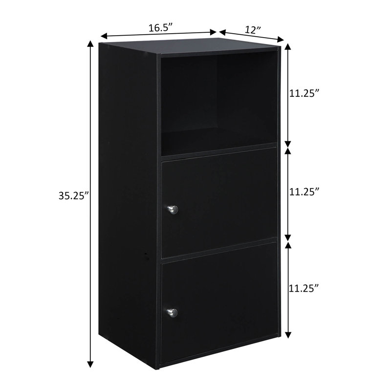Aptos Accent Cabinet, Black
