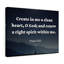 Right Spirit Psalms 51:10 - Wrapped Canvas Print-311189266