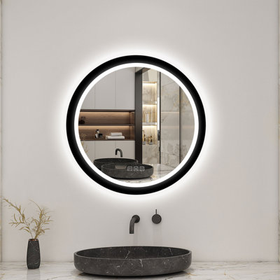 Aluminium Round Mirror