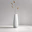 Vase en céramique blanc 8,4 "
