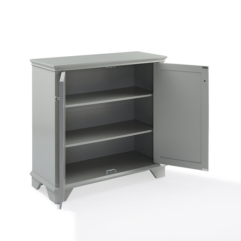 Armoire d'appoint à 2 portes Alexsys, Gris