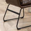 Chaises contemporaines rembourrées, ensemble de 2-1909374790