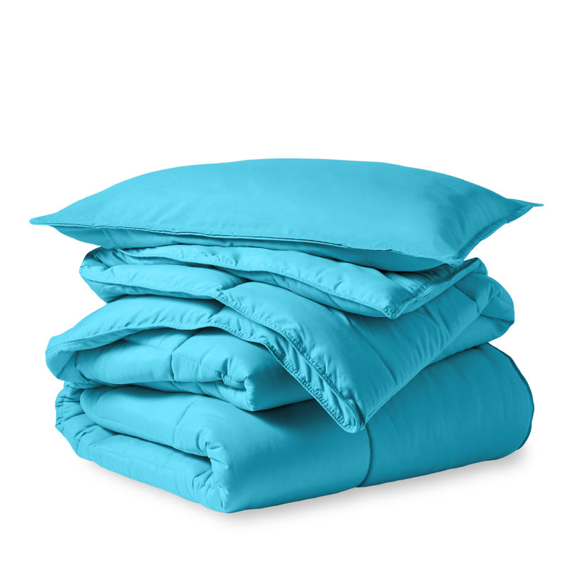 Ensemble d'édredon ultra-doux toutes saisons, Taupe, Édredon pour grand lit + 2 taies décoratives sta