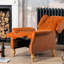 Ailith 70cm Wide Velvet Wing Chair Recliner-488310761
