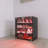 LED Shoe Cabinet with Glass Door and Bluetooth Control