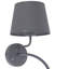 Stickland 2-Light Dimmable Grey/Brown/Blue Armed Sconce