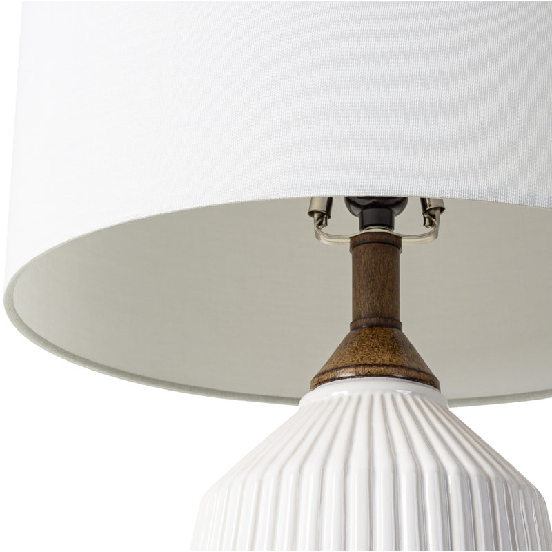 Lampe de table Teasley, Blanc