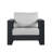 Hoyt 37.40” Outdoor Aluminum Armchair-940330891-970786424