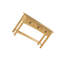 123 cm W Solid Wood Top Console Table