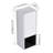 12" Wall-Mounted Bathroom Side Cabinet With Shelf, Soft-Close Door And Modern Floating Design-114222766
