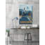 «Chicago Waterway», reproduction d'art sur toile tendue-98617881