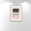 Rose et rouge chatoyant 1 - Cadre flottant, reproduction d'art sur toile-46828281-46828283